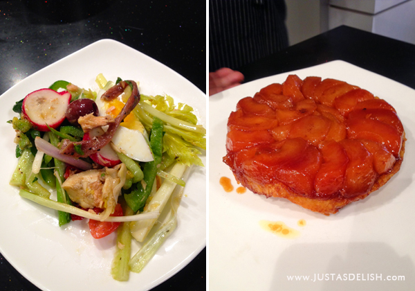 Nicoise Salad & Tatin Tart