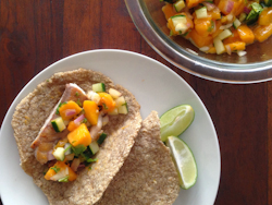 Oat Flatbread Fish Tacos
