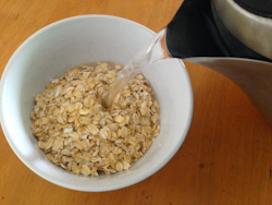 Savoury Miso Oatmeal