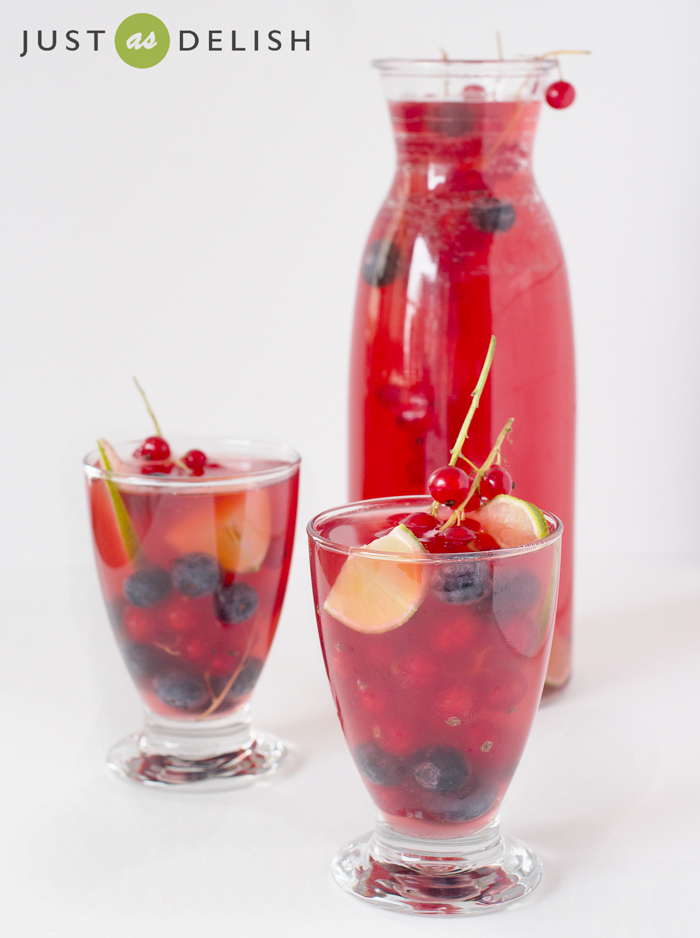 Non Alcoholic Kefir Sangria | Just As Delish